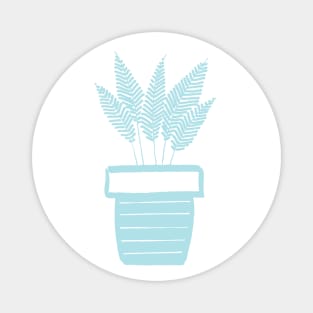 Plant1 Blue - Full Size Image Magnet